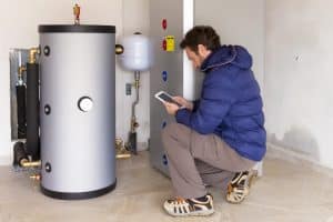 plumber and water heater